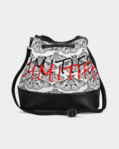 Lymitife-camo print Mini Drawstring Bucket Bag